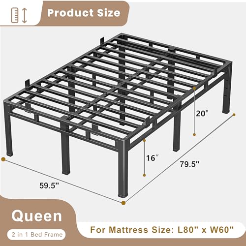Queen Bed Frame with Round Corners, view 4