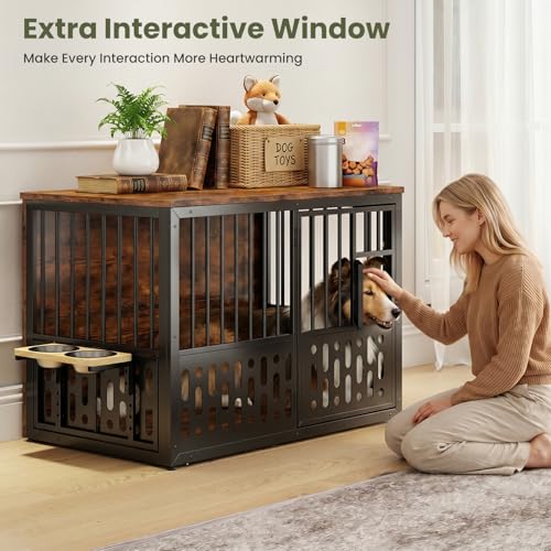 39 Inch Dog Crates for Medium Large Dogs, view 4