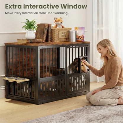 39 Inch Dog Crates for Medium Large Dogs, view 4