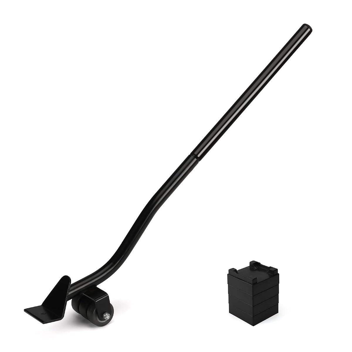 Furniture Moving Set for Hard Floor Surfaces, Move Heavy Furniture Quickly & Easily,(1 Lifter Tool & 4 Heightening Block)