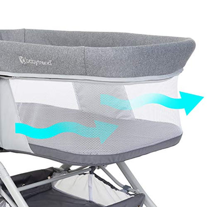 Quick-Fold 2-in-1 Rocking Bassinet, Shadow Stone Gray