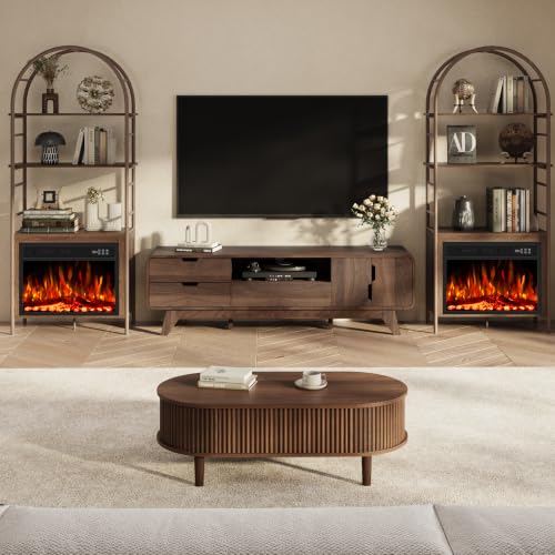 63" TV Stand, Mid Century Modern TV Stands for TVs up to 70 inch, view 8