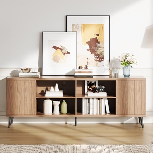 70" Fluted TV Stand for Living Room, view 4