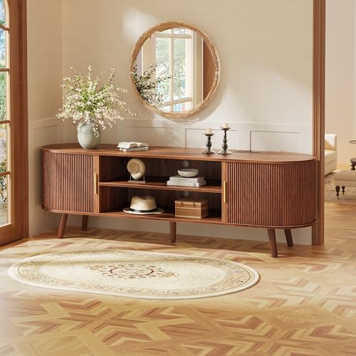 63 Inch Fluted TV Stand for TVs up to 55, 65 Inch, view 4