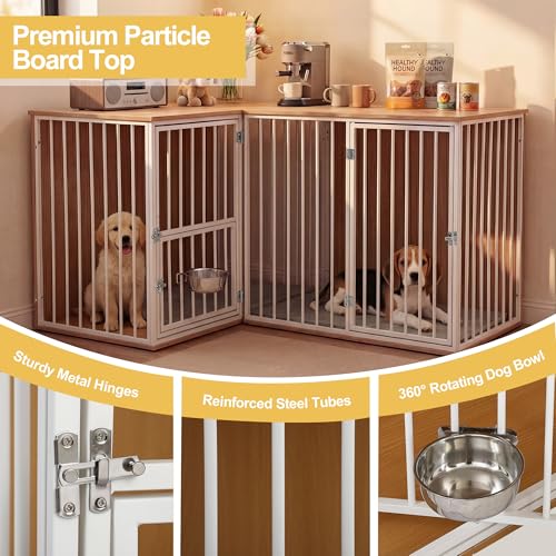 Dog Crate Furniture for 2 Dogs, view 8