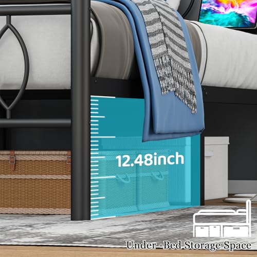 Full Size Bed Frame with Headboard, view 7