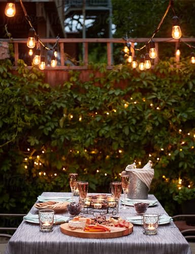 Outdoor Led String Lights 50FT, Patio Lights with 16pcs S14 Shatterproof Bulbs, view 6