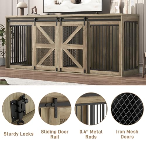 jiteentarou87In Farmhouse Dog Crate TV Stand, view 6