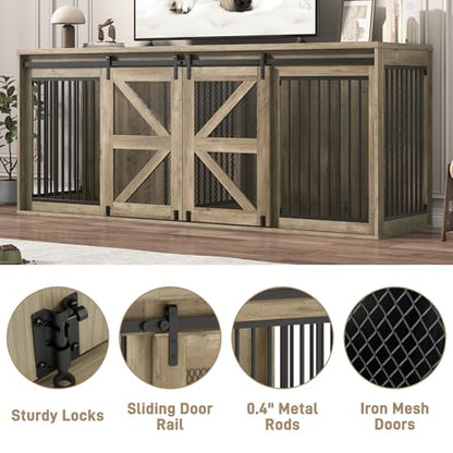 jiteentarou87In Farmhouse Dog Crate TV Stand, view 6