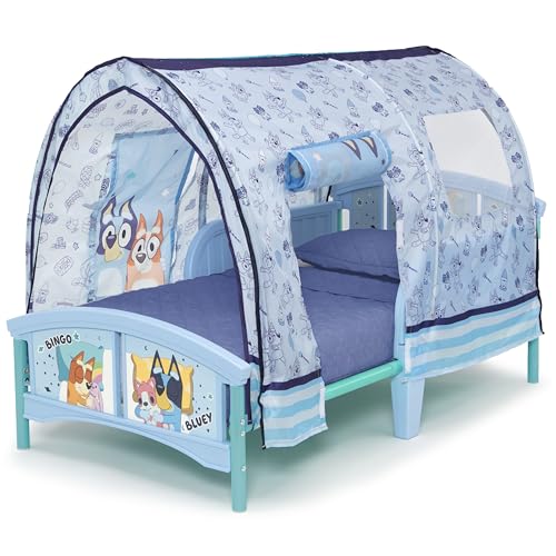 Bluey Plastic Toddler Bed with Tent, view 4