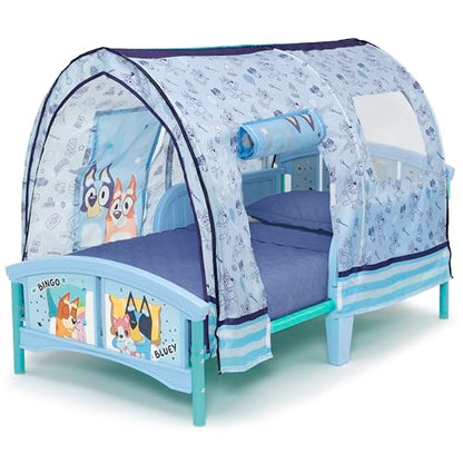 Bluey Plastic Toddler Bed with Tent, view 4