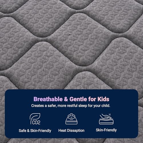 8 Inch Twin Mattress, Medium Firm Hybrid Mattress in a Box, view 7
