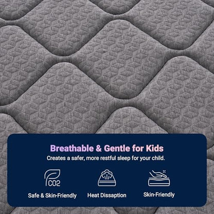 8 Inch Twin Mattress, Medium Firm Hybrid Mattress in a Box, view 7