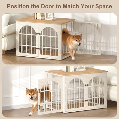 38" Heavy Duty Dog Crate Furniture for Large and Medium Dogs, view 5