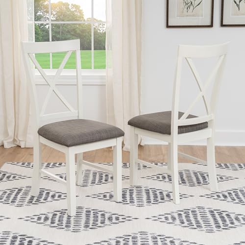 Powell Furniture Jane Side, Antique White Dining Chair