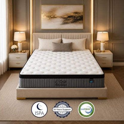 Queen Mattress 14 Inch Hybrid Mattress in a Box, view 7