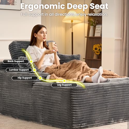 67'' Chaise Lounge Chair Indoor, view 5