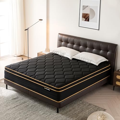 Twin Mattress 10 Inch Twin Size Mattresses in a Box Spring Hybrid Twin Bed, view 2