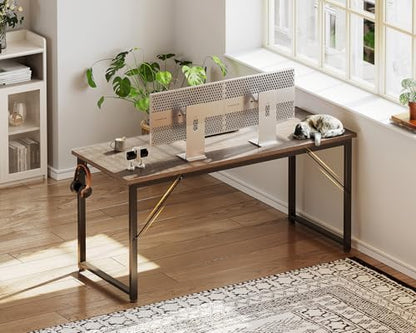 54 Inch Computer Desk for Home Office, Study Writing Table for Small Spaces, view 7