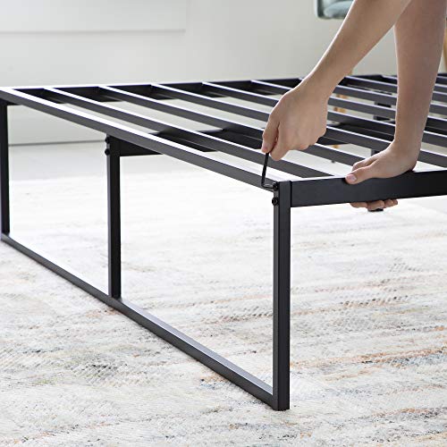 Sturdy Steel Platform Bed With Storage Base, view 6