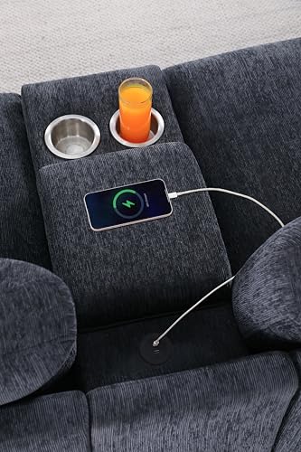 Living Room Sofa Set for 4 Seater with Console, Perfect for Apartment, Airbnb, Playroom