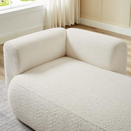 Upholstered Chaise Lounge Indoor for Living Room Bedroom Office Chaise Lounge, view 6