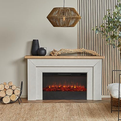 Malie 68" Landscape Electric Fireplace with Mantel for Living Room or Bedroom, view 3
