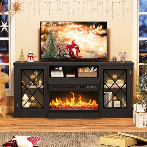 59'' Fireplace TV Stand, view 8