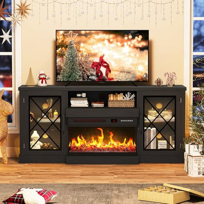 59'' Fireplace TV Stand, view 8