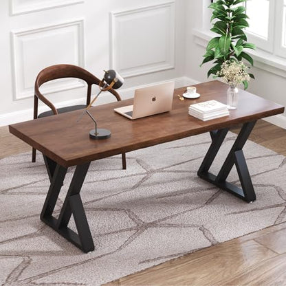 tiedingdingjiajuSolid Wood Desk 47 Inch, view 7