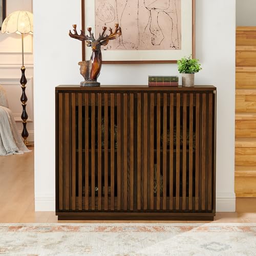 39" Mid Century Modern Sideboard Cabinet, Buffet Cabinet w/Storage, view 5