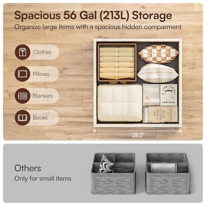 3-Piece Farmhouse Coffee Table Set Includes 31.5’’ Lift-Top Coffee Table with Hidden Storage Compartment & 2 End Tables with Charging Station, Rustic Furniture Set with Rivet Barn Door for Living Room