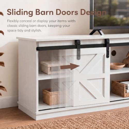 58'' Farmhouse TV Stand for TVs up to 65 Inches, view 6