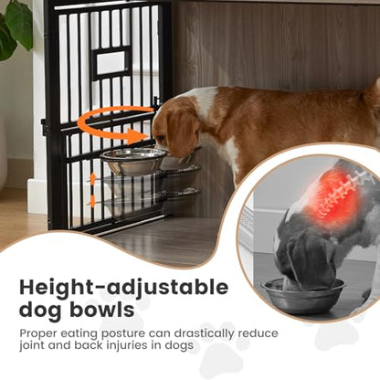 38 Inch Heavy Duty Dog Crate Furniture for Medium Dogs, view 5
