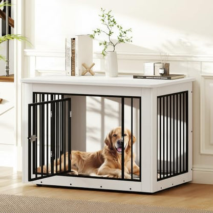 38 Inch Dog Crate Furniture Chew-Resistant for Dogs, view 2