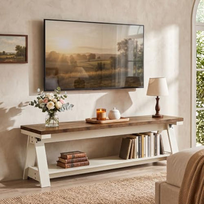 59'' Farmhouse TV Stand for TVs up to 65 Inches, view 4