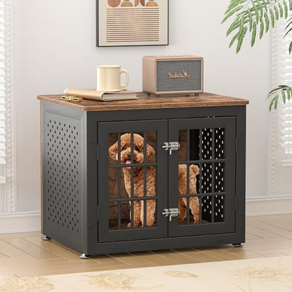 26" Heavy Duty Dog Crate Furniture for Small Dogs, view 3