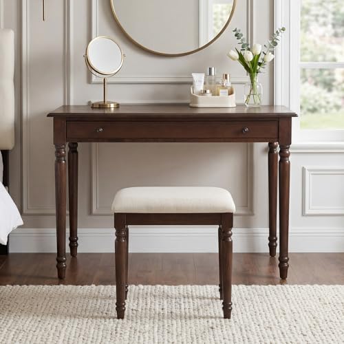 41.5” Home Office Desk, Makeup Vanity Desk with Drawer, view 5