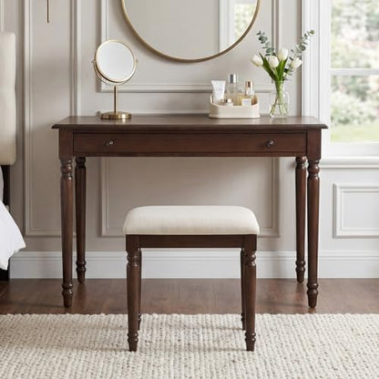 41.5” Home Office Desk, Makeup Vanity Desk with Drawer, view 5