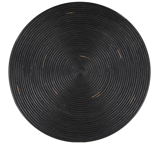 SAFAVIEH Home Collection Heimdall Black Round Coffee Table (Fully Assembled)
