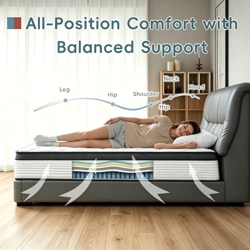 Queen Mattress, 12 Inch Queen Size Mattress in a Box, view 7
