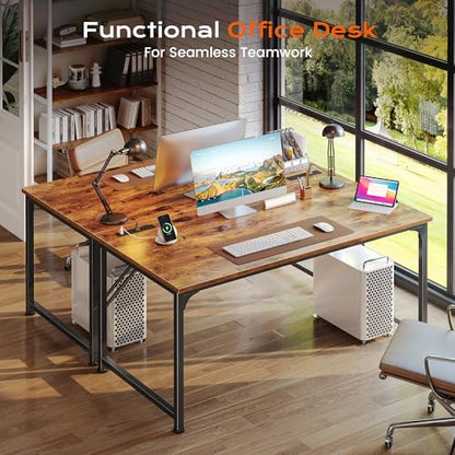 47 X 24 Inch Deeper Desk with Power Outlets, view 8