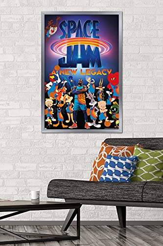 Space Jam: A New Legacy - Team Wall Poster, 22.375" x 34", Silver Framed Version
