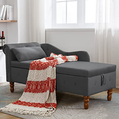 Chaise Lounge Indoor with Storage, view 6