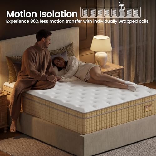 Firm Full Mattress 13 inch, Deep Sleep Hybrid Mattresses in a Box, view 7