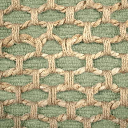 Jada Decorative Throw, Includes Accent, Premium Woven Design, Living Room Décor, (1) 12" x 20" Pillow Cover with Insert, Sage Green