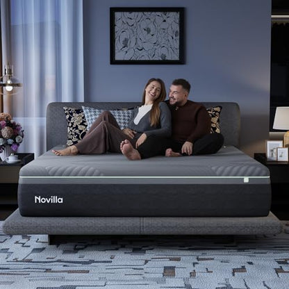AiryFlow King Size Mattress 14 Inch, Gel Memory Foam Mattress King, view 2