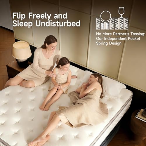 Twin Mattress, 10 Inch Hybrid Twin Mattress in a Box, view 5