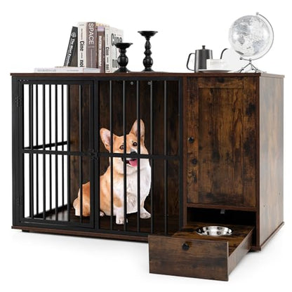 47.5-inch Dog Crate Furniture, view 2