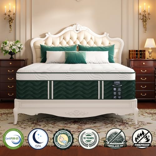 (Hotel-Level) Luxury 14 Inch Queen Size Hybrid Bed Mattress in a Box, view 3